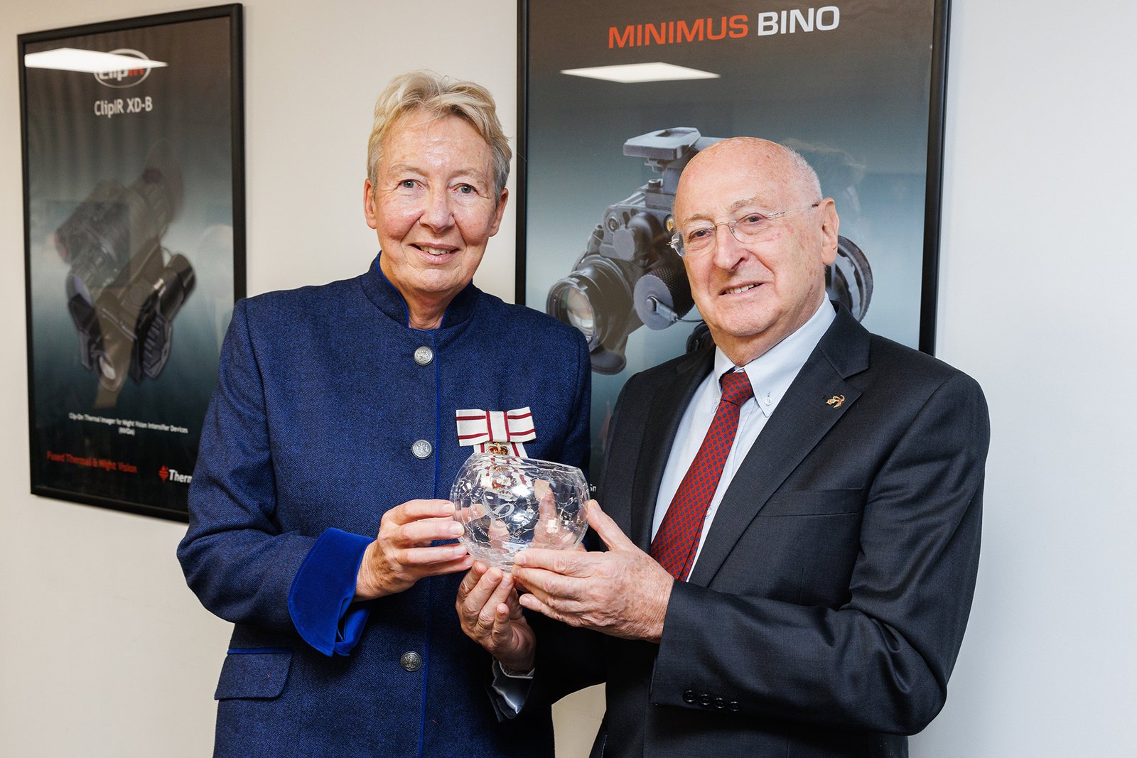 Lord Lieutenant Julie Spence visit to Thermoteknix for King's Award Presentation 2024